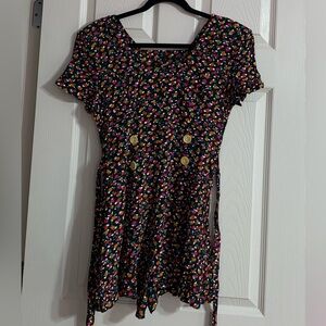 VTG 80s floral romper - medium